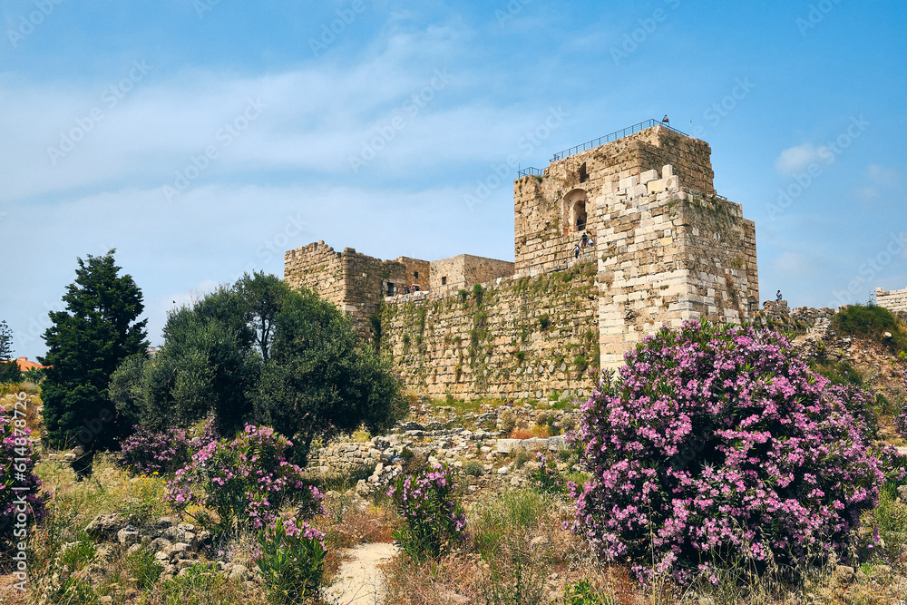 Φωτογραφία The Crusader castle of Gibelet built in 12th century located in Byblos, Jbeil, Lebanon