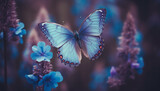 The vibrant butterfly beauty in nature is a gift generated by AI