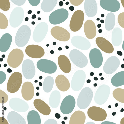 Abstract seamless pattern with spots