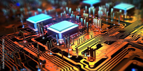 electronic circuit board photo