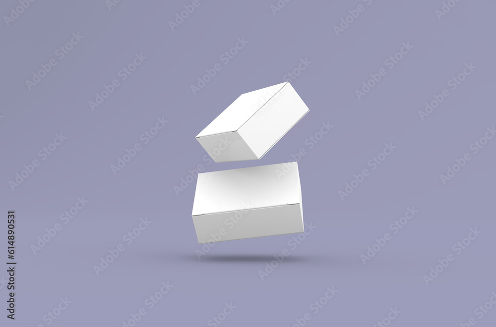 Small push pins box packaging mockup for brand advertising on a clean background. Small push pins box packaging mockup for brand advertising on a clean background.