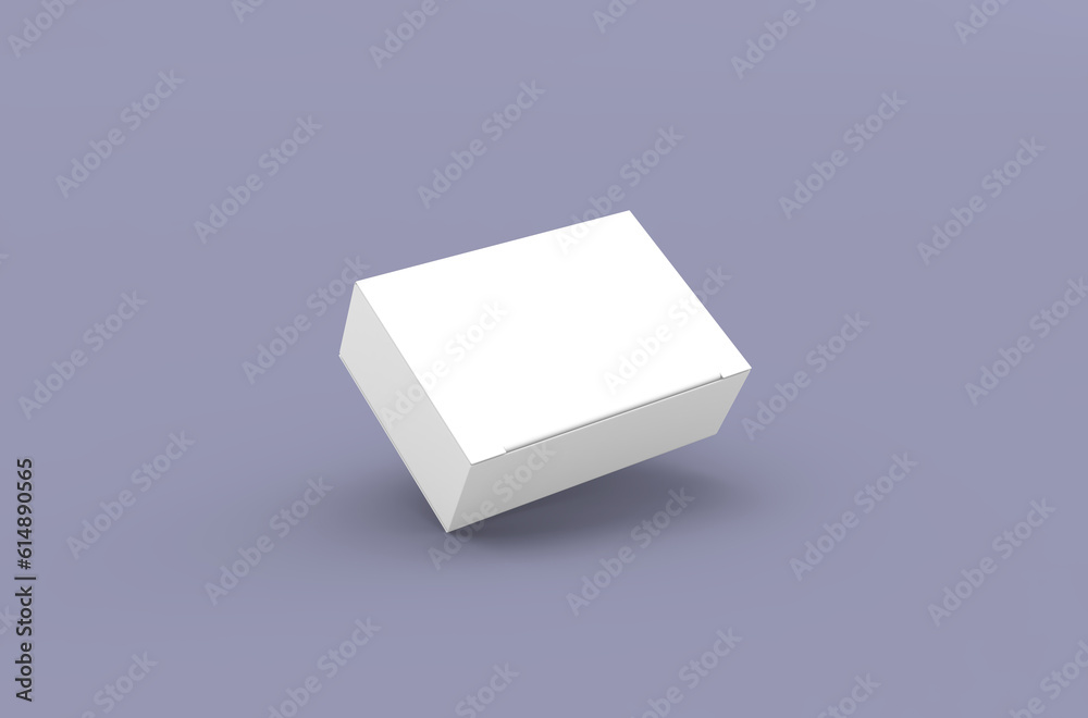 Small push pins box packaging mockup for brand advertising on a clean background. Small push pins box packaging mockup for brand advertising on a clean background.