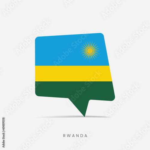 Free Download Rwanda flag bubble chat icon - GFXLoad