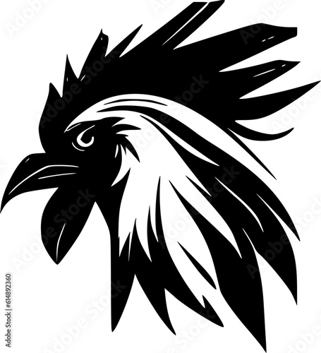 Rooster | Minimalist and Simple Silhouette - Vector illustration