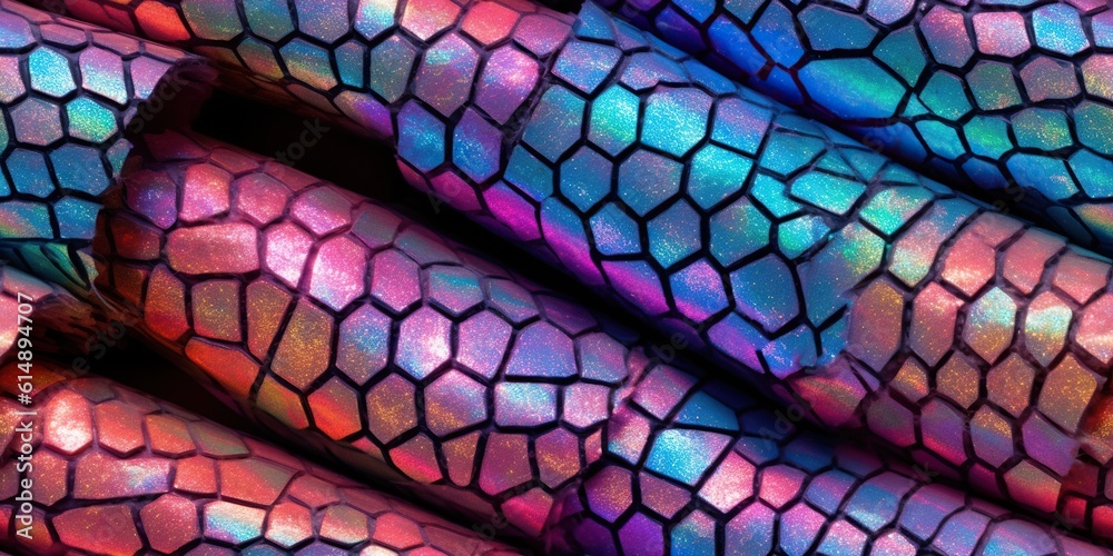 Playful abstract holographic texture Playful abstract holographic texture