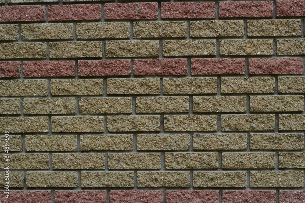 custom made wallpaper toronto digitalabstract background decorative brick Yellow and red.
