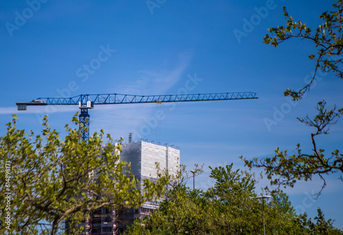 Construction crane photo