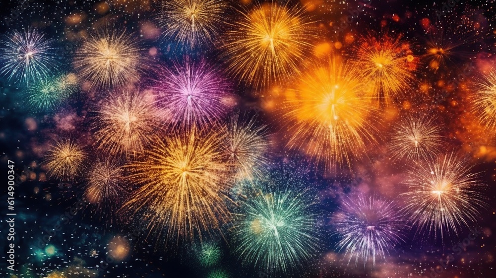 fireworks show. generative AI