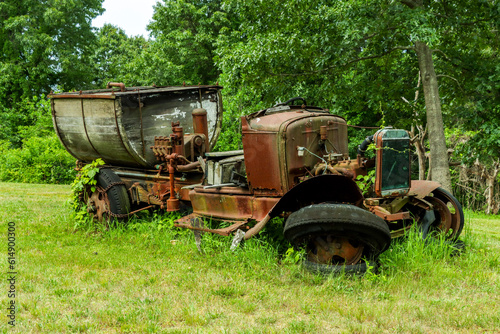 old rusty farm truck