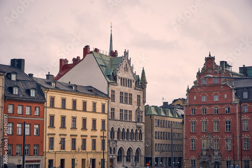 Altstadt Aufnahme in Stockholm Gamla Stan