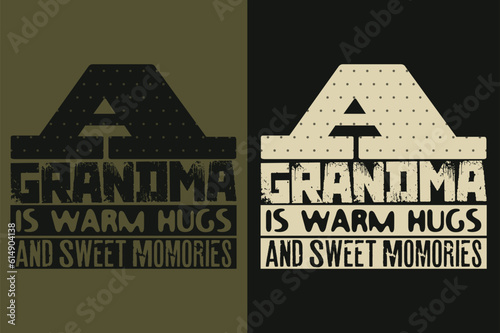 Grandma Is Warm Hugs And Sweet Memorise, Grandpa Shirt, Gift For Grandma, Best Grandma, Grandma Heart Shirt, Custom Grandma, Promoted To Grandma, New Grandma Shirt, Blessed Mama Shirt, Blessed Shirt