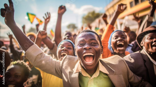 Protests in African countries. Overthrow of the government and military coup. The concept of elections in Africa. Generative AI