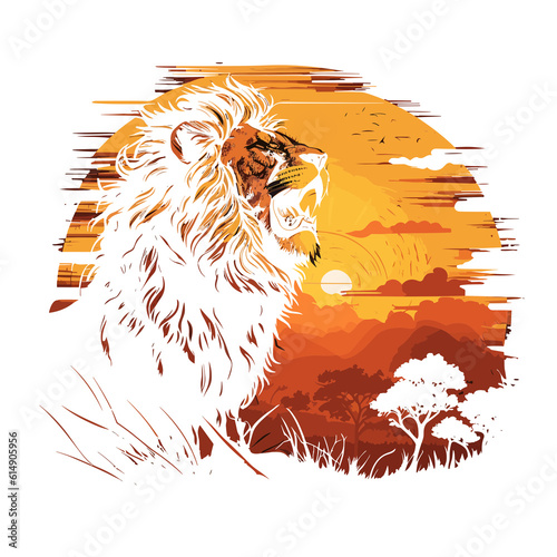 Savannah Majesty  Majestic Lion