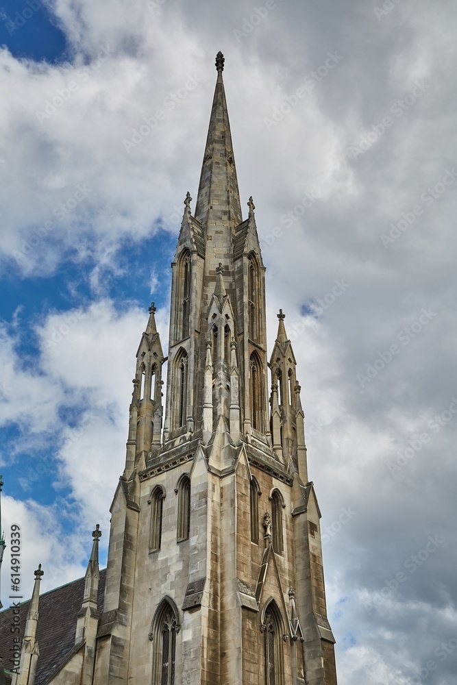 Church tower, blue sky