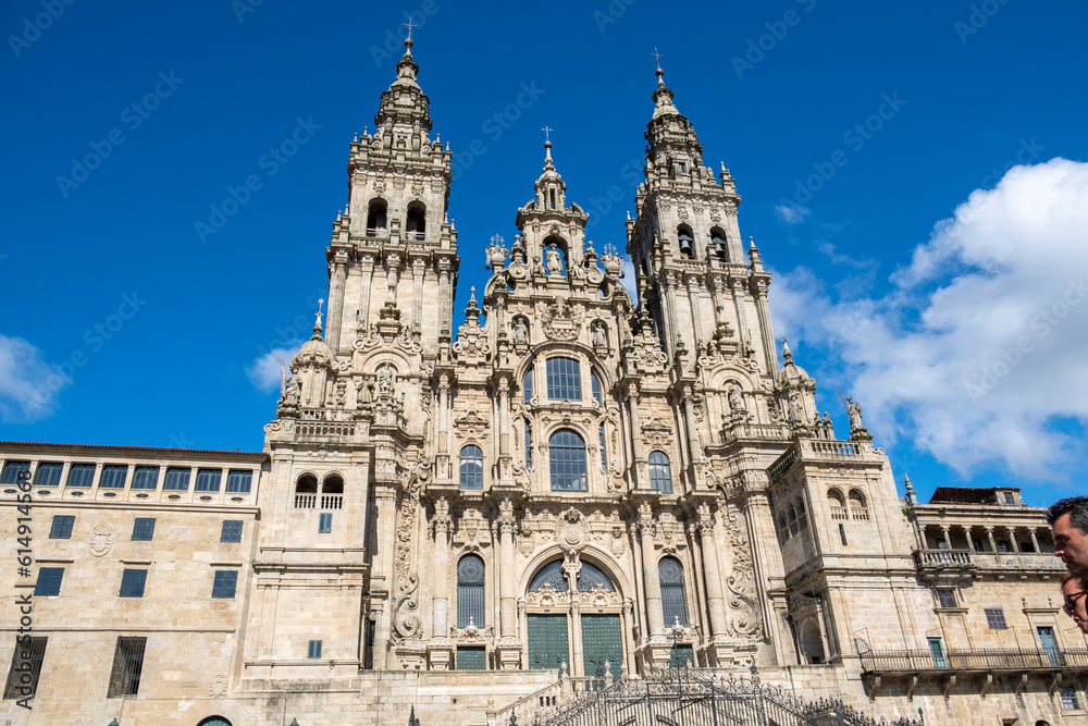 Cathedral of Santiago de Compostela, La Coruna, Galicia, Spain.