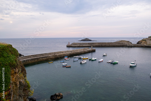 Port of Tapia de Casariego  Asturias  Spain.