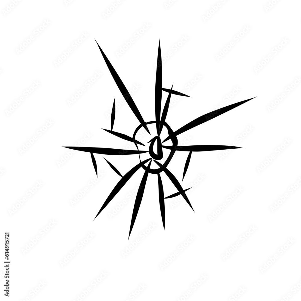 cracked glass pattern element cracked glass pattern element