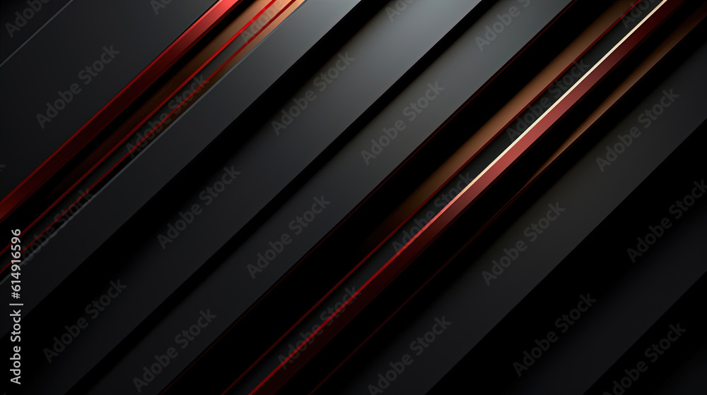 Abstract black background with a red striped background Abstract black background with a red striped background