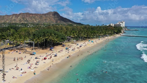 Beautiful beach views in Honolulu Hawaii © Cyprus Niko