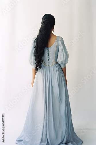 woman in a dress
