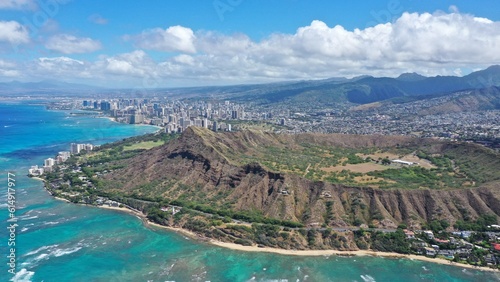 Diamond Head crater in Hawaii