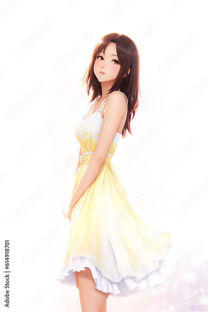 ミニスカートのかわいい女の子 Generative AI ミニスカートのかわいい女の子 Generative AI