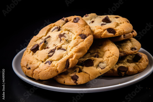 Chocolate chip cookies - ai generated