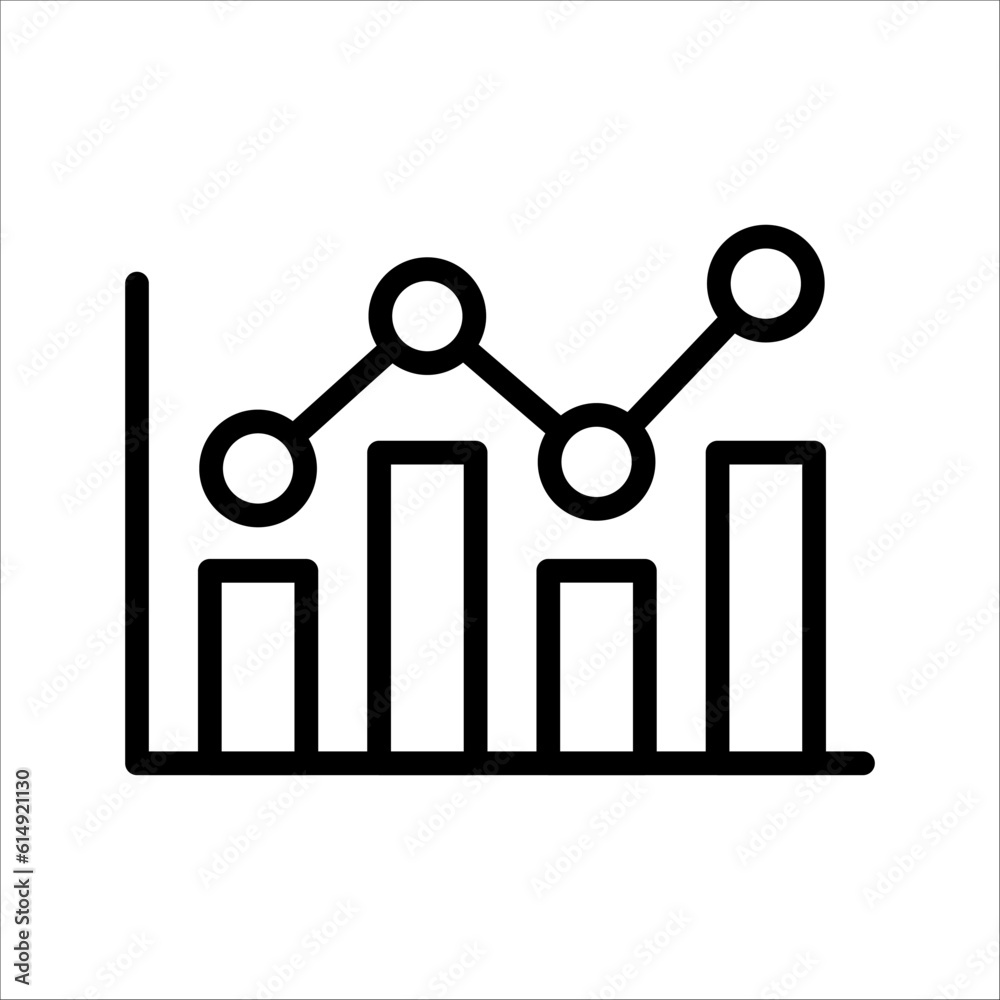 line graph icon line graph icon