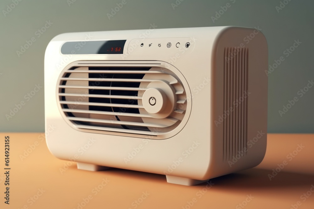 Inverter mobile free standing air conditioner background with