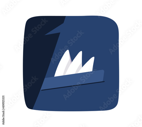 Trendy white handkerchiefs concept