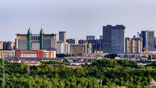 Cityscape of Changchun, China in summer