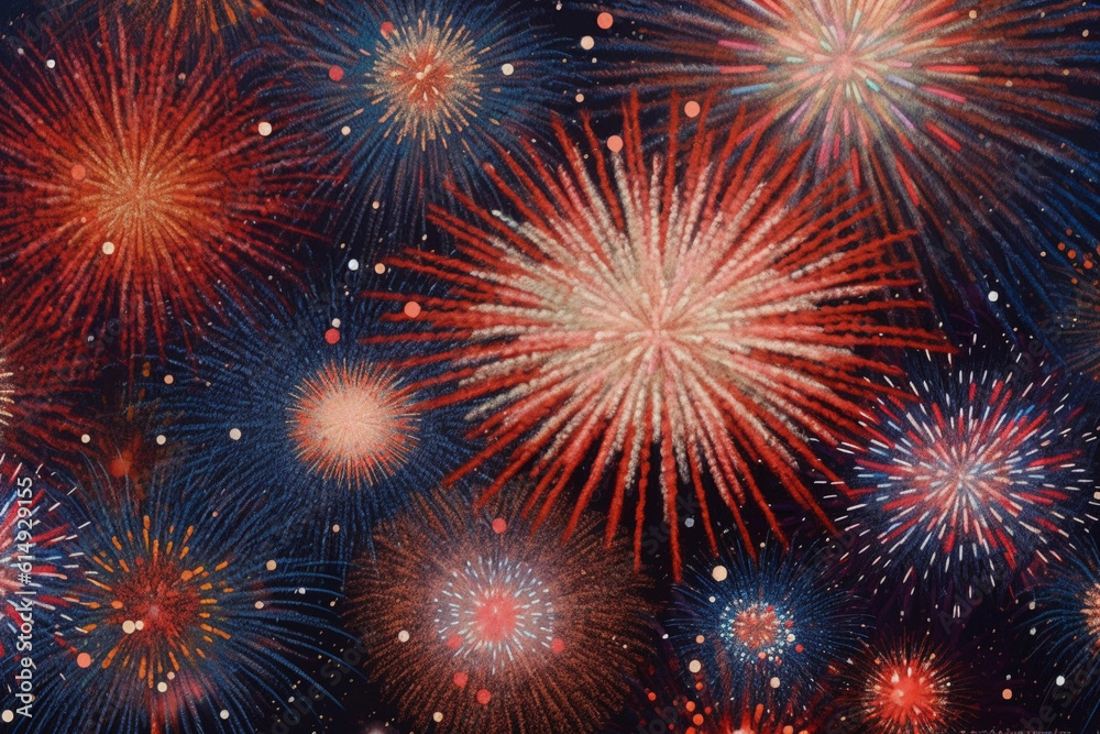 Explosions of Freedom: A 4th of July Fireworks Spectacle