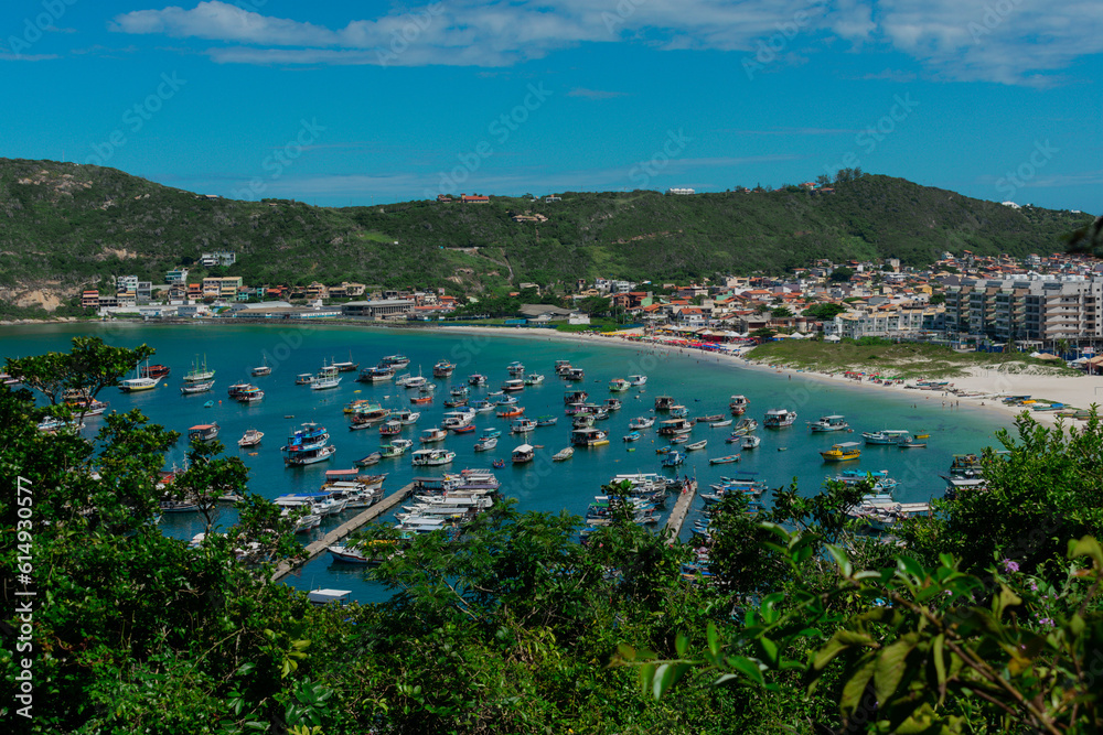 Fototapeta premium view of the coast of the region sea