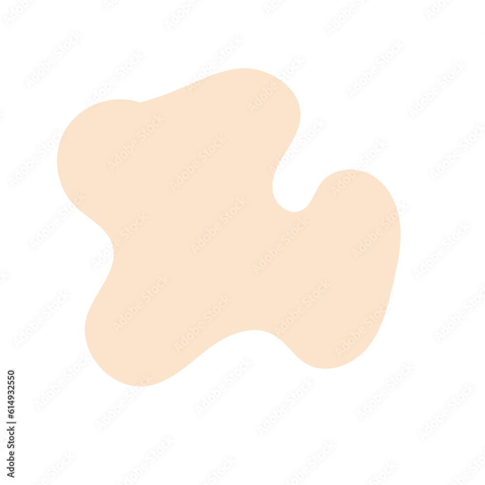 Cream Beige Abstract Shape Blob Cream Beige Abstract Shape Blob
