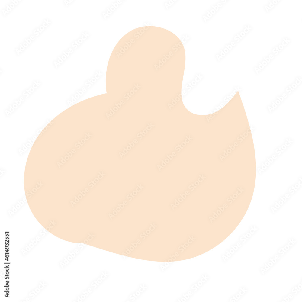 Cream Beige Abstract Shape Blob Cream Beige Abstract Shape Blob