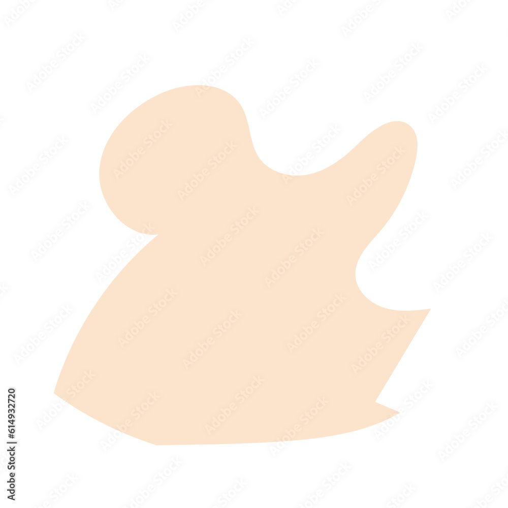 Cream Beige Abstract Shape Blob Cream Beige Abstract Shape Blob