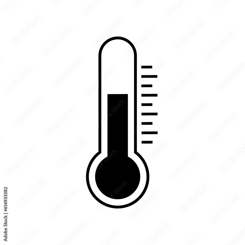 thermometer icon. Vector illustration. Stock image. thermometer icon. Vector illustration. Stock image.