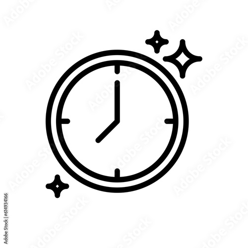 Waiting for confirmation e-commerce icon with black outline style. address, ovulation test, pensive look, mobile, watch, infertility treatment, female. Vector Illustration
