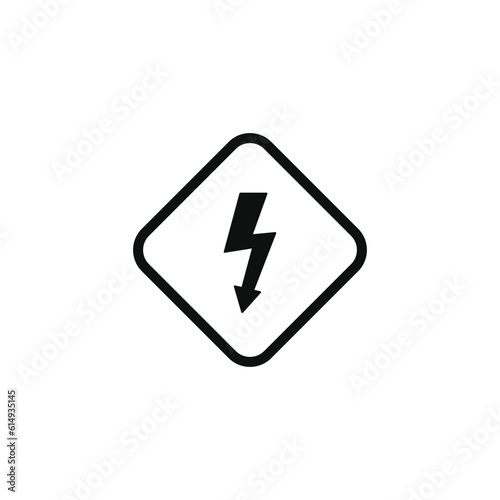 Free Download High voltage caution warning symbol design vector - GFXLoad