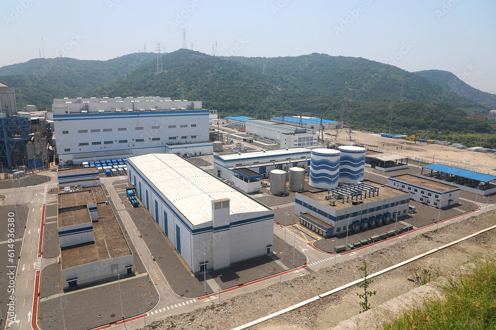 Fototapeta premium Zhejiang Haiyan Qinshan Nuclear Power Plant