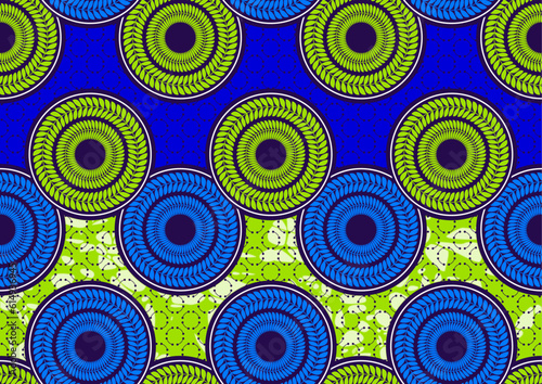 abstract african pattern background, leaves in circle shape, textile art, tribal abstract hand-draw, hawaii summer fashion artwork for Fabric print, clothes, scarf, shawl, carpet, bag
