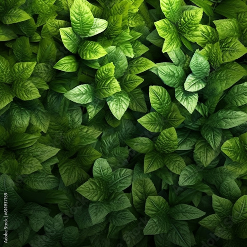 green foliage nature background