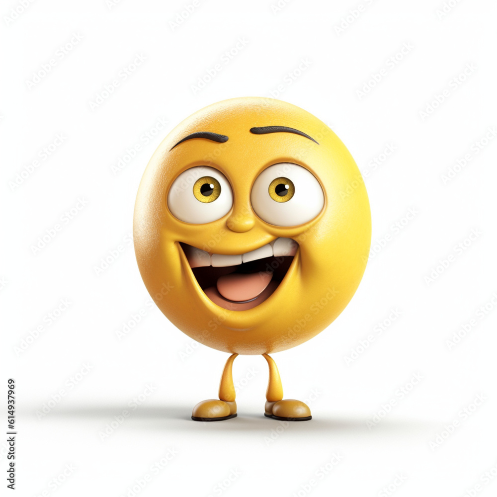 yellow emoji smiling