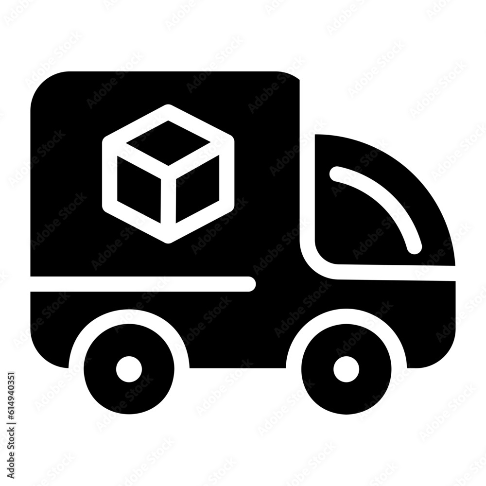 delivery truck Solid icon delivery truck Solid icon