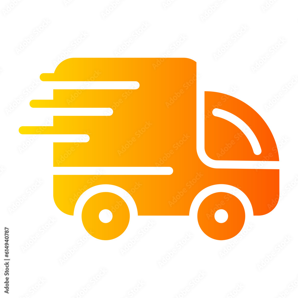 fast shipping Gradient icon