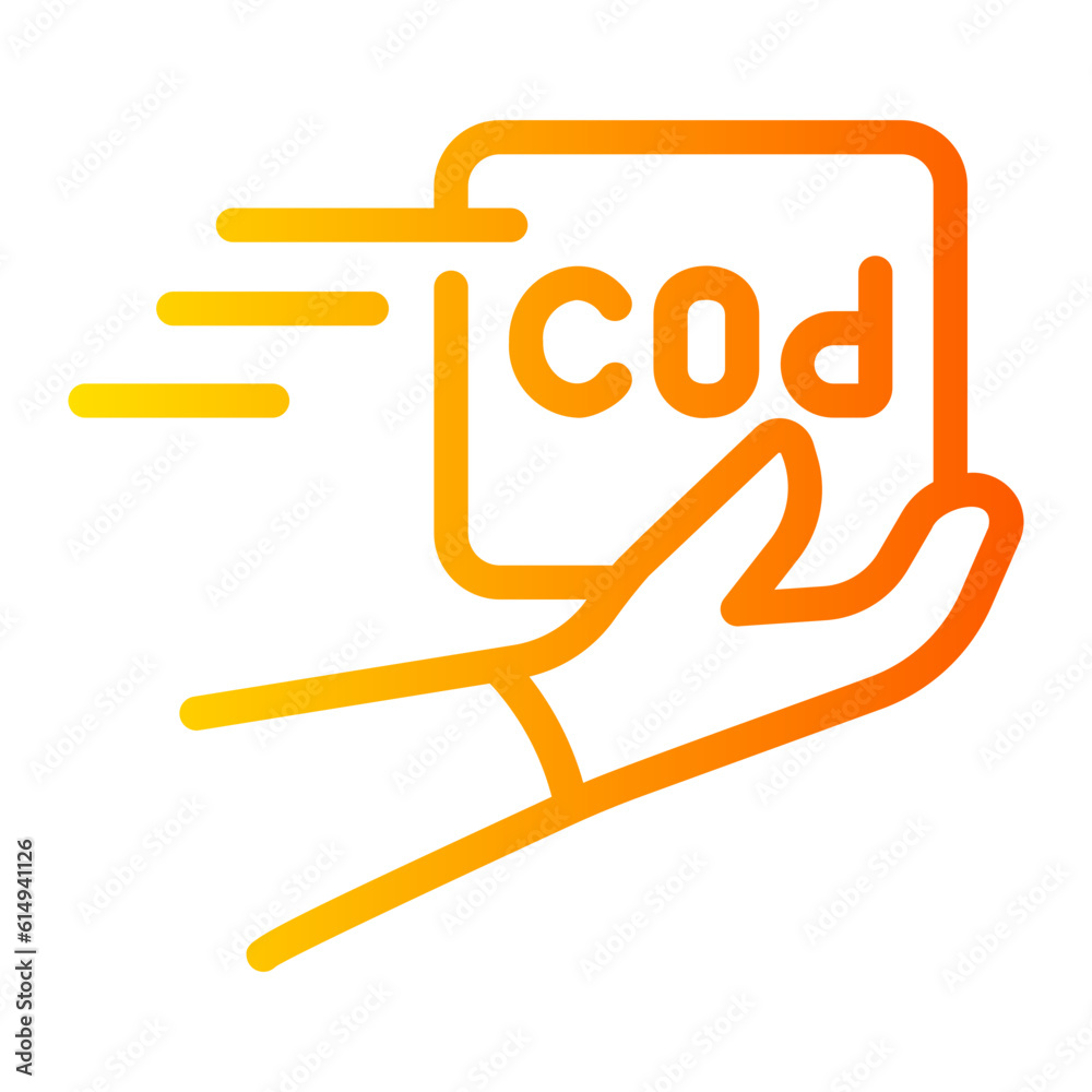cod Line Gradient Icon