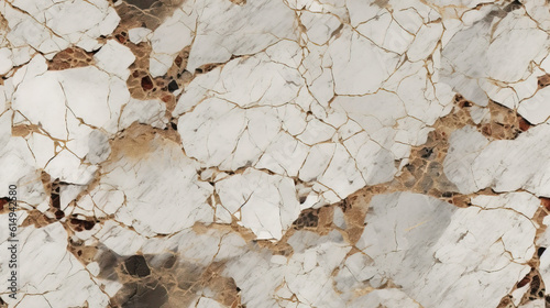 Seamless pattern photo-based marble texture with intricate veining.