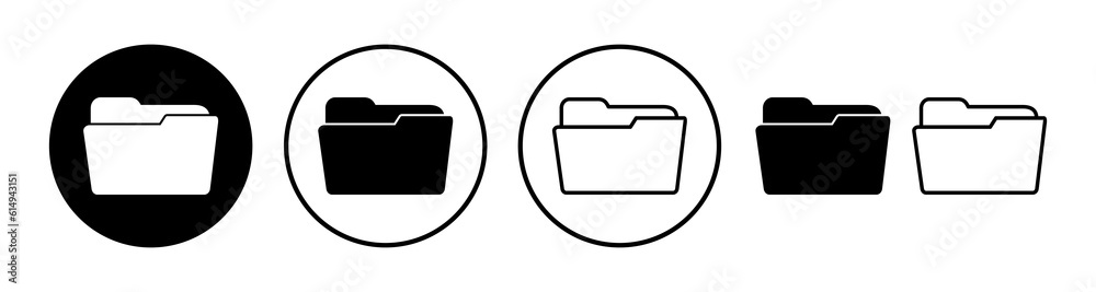 Folder icon vector. document folder icon Folder icon vector. document folder icon