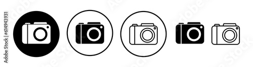 Camera Icon in trendy flat style isolated. Camera symbol web site design