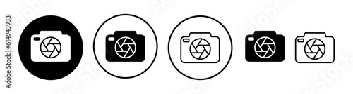 Camera Icon in trendy flat style isolated. Camera symbol web site design